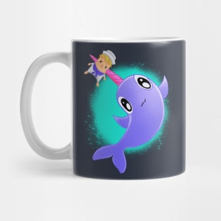 Sailor-Killing Friendly Narwhal Mug